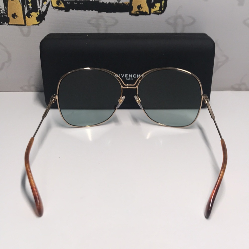 New Authentic Givenchy GV7144/S PEF/EZ Sunglasses – Green/Gold Gradient - Picture 8 of 15